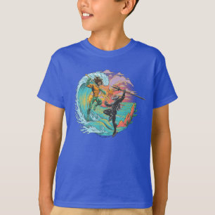 Aquaman & Black Manta Tidal Wave T-Shirt