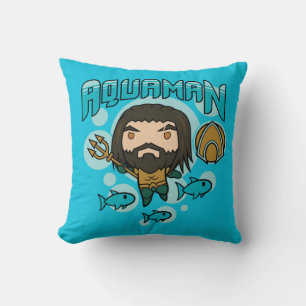 Aquaman   Chibi Aquaman Undersea Graphic Cushion