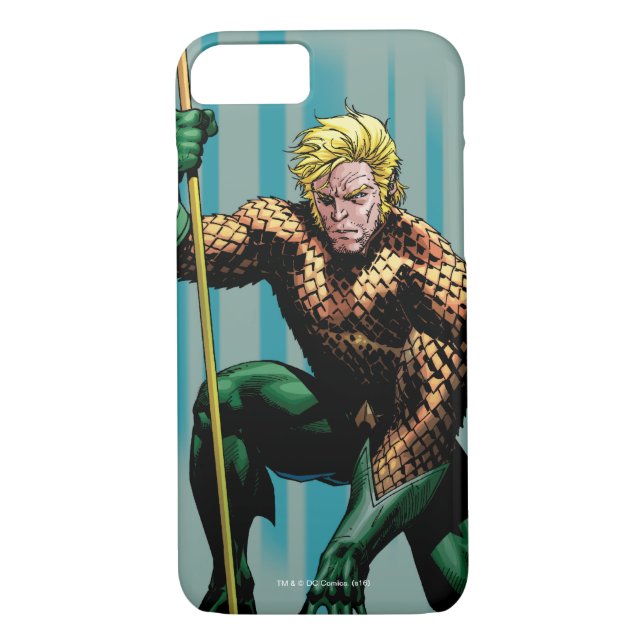 Aquaman Crouching 2 Case-Mate iPhone Case (Back)
