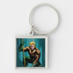 Aquaman Crouching Key Ring