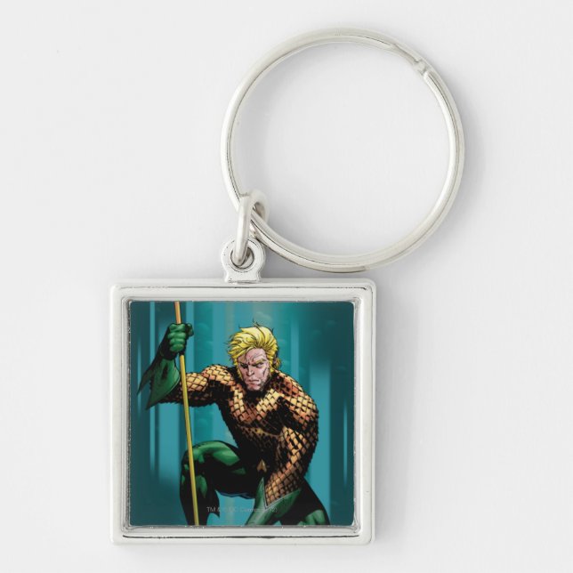Aquaman Crouching Key Ring (Front)