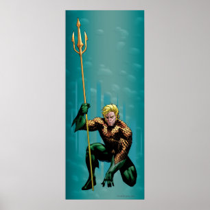 Aquaman Crouching Poster