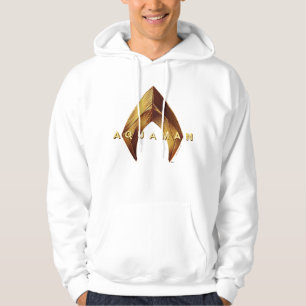 Aquaman Golden Aquaman Logo Hoodie