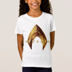 Aquaman Golden Aquaman Logo T-Shirt
