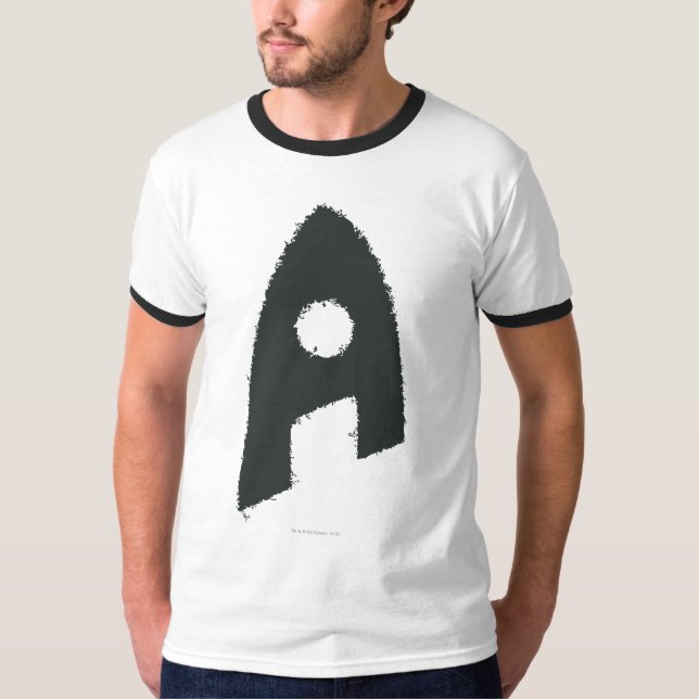 Aquaman Grunge 'A' T-Shirt (Front)