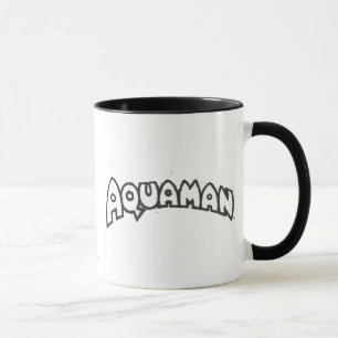 Aquaman Grunge Black Logo 2 Mug