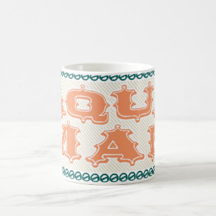 Aquaman It's Showtime! Letters Coffee Mug