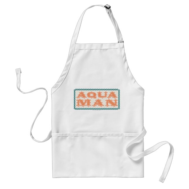 Aquaman It's Showtime! Letters Standard Apron (Front)
