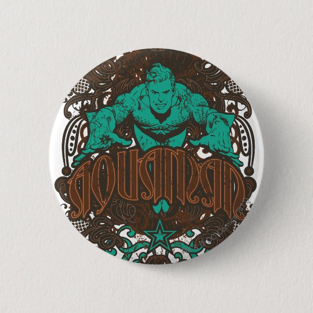 Aquaman - It's Showtime! Poster 6 Cm Round Badge (Front)