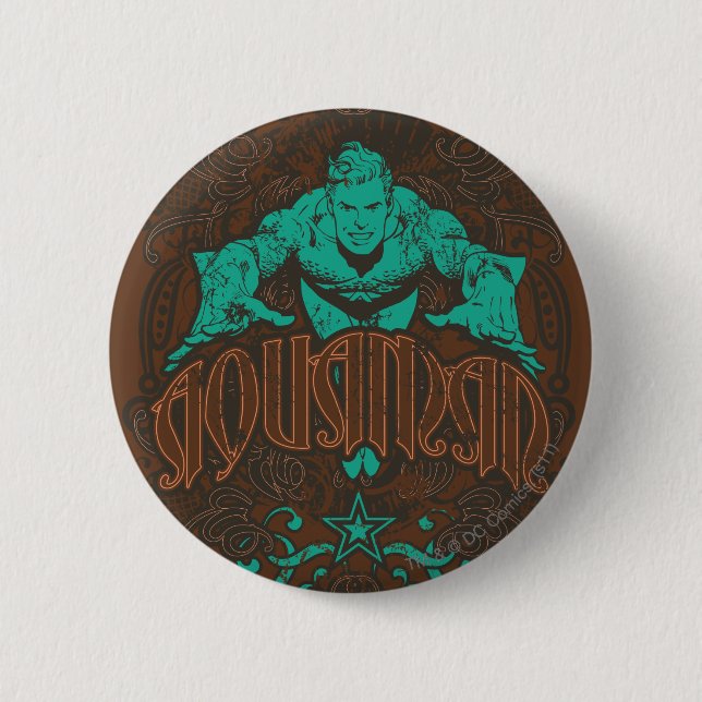 Aquaman - It's Showtime! Poster 6 Cm Round Badge (Front)