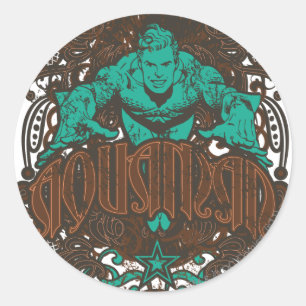 Aquaman - It's Showtime! Poster Classic Round Sticker
