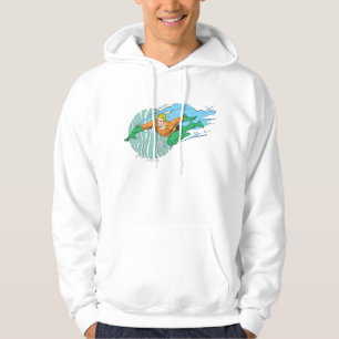Aquaman Leaps Left Hoodie