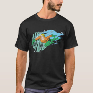 Aquaman Leaps Left T-Shirt