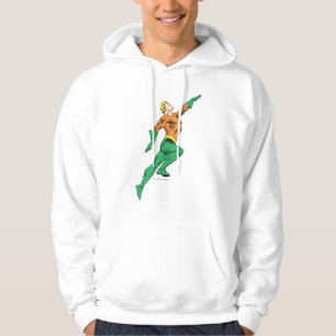 Aquaman Leaps Up Hoodie
