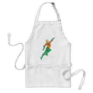 Aquaman Leaps Up Standard Apron