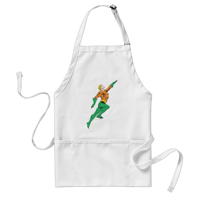 Aquaman Leaps Up Standard Apron (Front)
