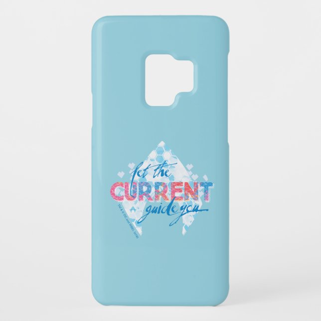 Aquaman | "Let The Current Guide You" Logo Graphic Case-Mate Samsung Galaxy Case (Back)