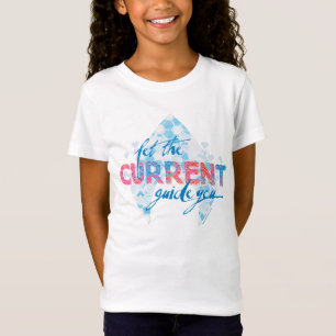 Aquaman "Let The Current Guide You" Logo Graphic T-Shirt