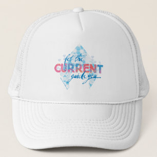 Aquaman   "Let The Current Guide You" Logo Graphic Trucker Hat