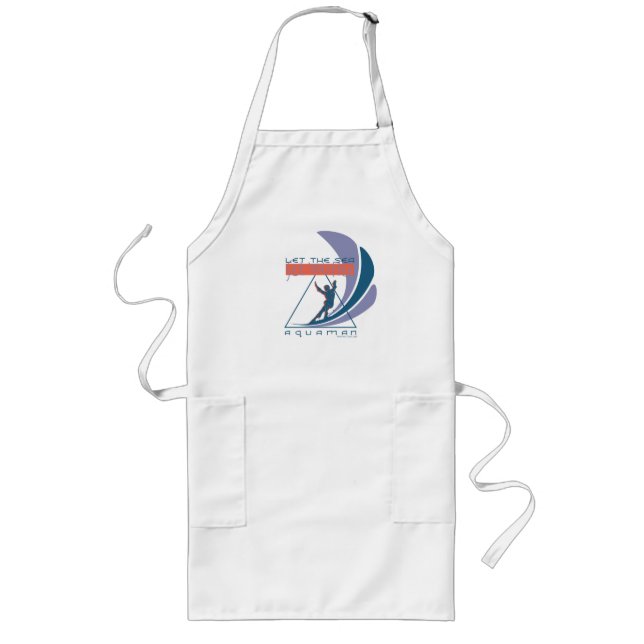 Aquaman | Let The Sea Set You Free Long Apron (Front)