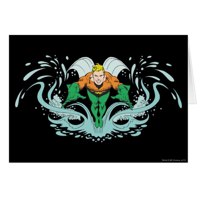 Aquaman Lunging Forward (Front Horizontal)