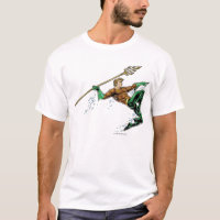 Aquaman Lunging with Spear