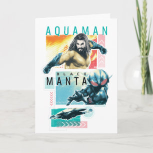 Aquaman Modernist Aquaman & Black Manta Graphic Card