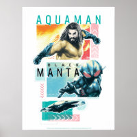 Aquaman | Modernist Aquaman & Black Manta Graphic