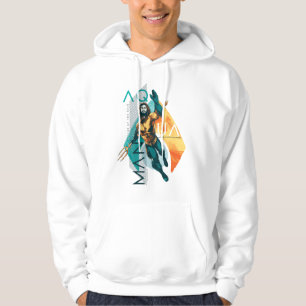 Aquaman Modernist Aquaman Collage Hoodie