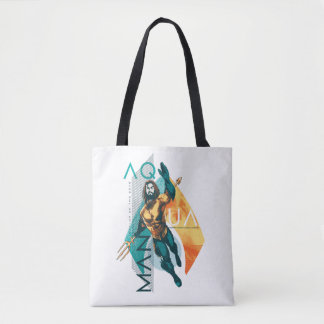 Aquaman | Modernist Aquaman Collage Tote Bag