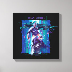 Aquaman   Ocean Master King Orm Refracted Graphic Canvas Print