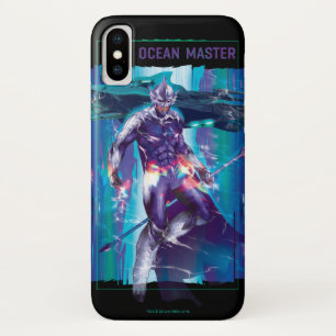 Aquaman   Ocean Master King Orm Refracted Graphic iPhone X Case