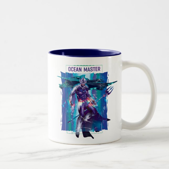 Aquaman | Ocean Master King Orm Refracted Graphic Two-Tone Coffee Mug (Right)