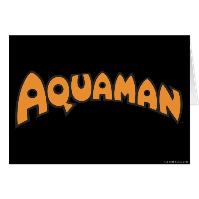 Aquaman Orange Logo (Front Horizontal)