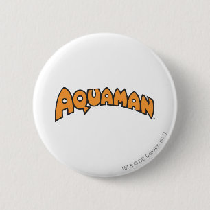 Aquaman Orange Logo 6 Cm Round Badge