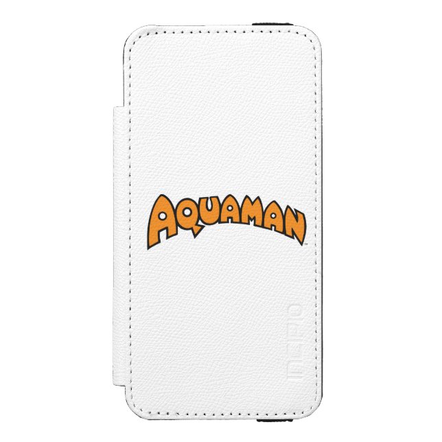 Aquaman Orange Logo Incipio iPhone Wallet Case (Folio Front)