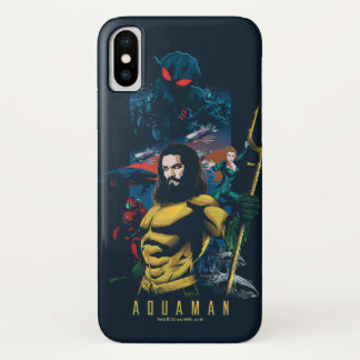 Aquaman | Orin, Mera, and Black Manta Graphic iPhone X Case