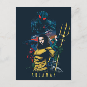 Aquaman   Orin, Mera, and Black Manta Graphic Postcard