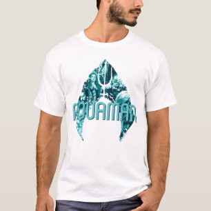 Aquaman   Orin, Mera, Orm & Black Manta In Symbol T-Shirt