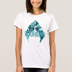 Aquaman Orin, Mera, Orm & Black Manta In Symbol T-Shirt