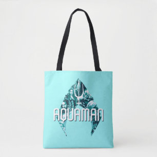 Aquaman   Orin, Mera, Orm & Black Manta In Symbol Tote Bag