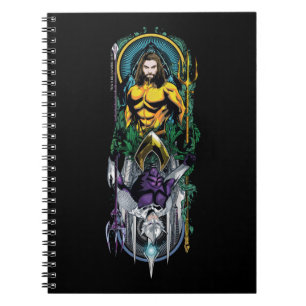 Aquaman   Orin & Orm Reversible Art Nouveau Panel Notebook