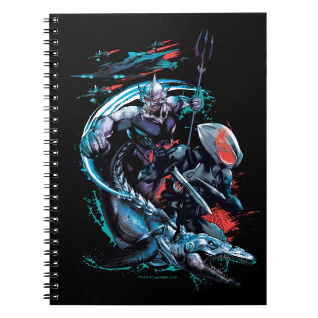 Aquaman | Orm, Black Manta, Tylosaur, & Ships Notebook (Front)