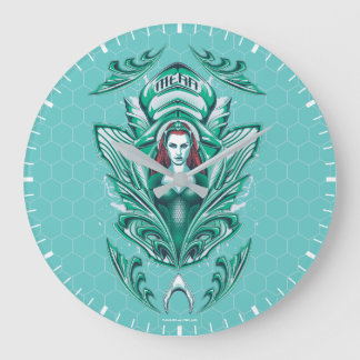 Aquaman | Ornate Mera Graphic Large Clock