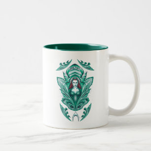 Aquaman   Ornate Mera Graphic Two-Tone Coffee Mug