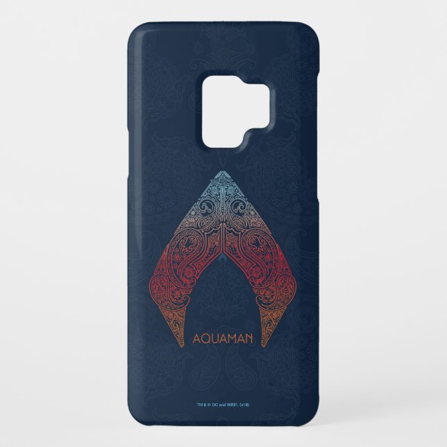 Aquaman | Paisley Aquaman Logo Case-Mate Samsung Galaxy Case (Back)