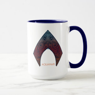 Aquaman   Paisley Aquaman Logo Mug