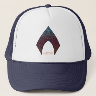 Aquaman   Paisley Aquaman Logo Trucker Hat
