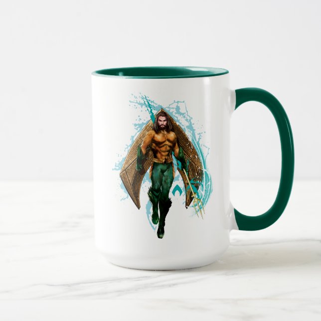 Aquaman | Prince Orin With Aquaman Logo Mug (Right)
