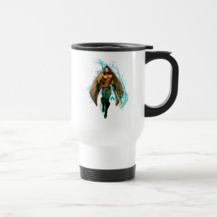 Aquaman   Prince Orin With Aquaman Logo Travel Mug
